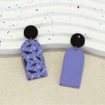 🌸 4 for $20 PURPLE ARCH BATTY Acrylic EARRINGS #halloween #bat Green Photo 5