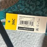 No Boundaries  Bra Womens Green 36C Allover Lace Push Up Bra NEW‎ Photo 7