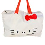 Hello Kitty NWOT  White and Red Duffle Travel Bag Photo 1