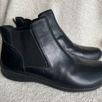 David Tate Womens Switch‎ Black Leather Chelsea Ankle Booties Shoes 9.5 Photo 0