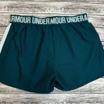Under Armour Women's Loose Heatgear Athletic Short Shorts Teal White S SM Small Photo 9