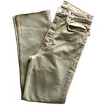 RE/DONE NWT 90’s High Rise Loose Fit Button Fly Jeans Washed Sage Green Size 25 Photo 2