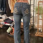 EXPRESS Vintage low rise boot cut jeans Photo 0