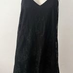 Lush Clothing LUSH Dress Womens Medium Black Lace Mini Shift Sleeveless Strappy Photo 0