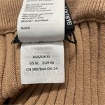 Bardot  Size XL  Pleated Skirt Buttons Midi Buttons Slit Ribbed Photo 6