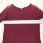 Abercrombie & Fitch Abercrombie Maroon Red Pullover Sweater 3/4 Sleeves Size XS Photo 3