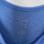 A New Day Blue Tank Top size small summery extra long shirt casual cotton modal Photo 2