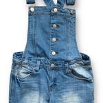 Tinseltown Women's Blue Five-Pocket Button-Front Denim Couter Overall Size XS Photo 2