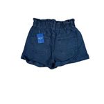 Forever 21  Women's Paperbag‎ High Waisted Denim Shorts Size Large New Photo 3