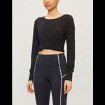 Free People Free‎ People Movement Undertow Long Sleeve Crossover Twist Front T-shirt Small Photo 1