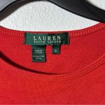 Ralph Lauren Lauren  Women Red Long Sleeve T-Shirt size Small. Photo 2