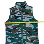 J.Crew  Women's Camouflage Puffer Vest Jacket Green Size S Photo 4