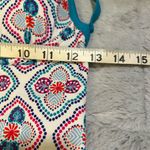 Boden glorious British style tankini top aqua,pink and white size 32B Blue Photo 2