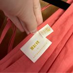 Anthropologie  Maeve Sleeveless Tiered Maxi Dress Coral Size 8 Photo 8