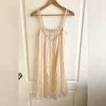 Vintage 70s Peignoir Set Robe & Nightie Set Champagne Romantic S Photo 4