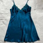 secret treasures  Teal Satin Chemise Photo 0