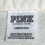 PINK - Victoria's Secret Victoria's Secret PINK Cream Sherpa Fleece Button Down Shirt Jacket Women's L/G Photo 5