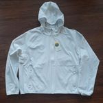 Vuori  Womens White Chic Athleisure Renew Trainer Shell Zip-Up Jacket Size Large Photo 0