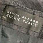 Ellen Tracy Linda Allard  Womens Pencil Skirt Lightweight Linen Lined Black Sz 2 Photo 4