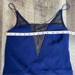 AQ/AQ  Montana Mini Dress in Patriot Blue Spaghetti Strap Plunge Mesh NWT Size 0 Photo 10