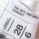 Loft  white The 90s high waist straight Distressed jeans size 6 / 28 Photo 3