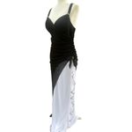 Blondie Nites Vintage 90's Y2K Black & White Gown Sweetheart Neckline Photo 1