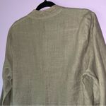 CP Shades Size M Sausalito Irish Linen Jacket Button Up Blazer Lagenlook Photo 7