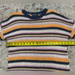 Vineyard Vines novelty stripe crewneck sweater colorful knit size medium Photo 8