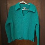 J.Crew ribbed cotton johnny-collar sweater-polo size L Photo 1