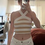 Aritzia Sculpt Criss Cross Crop Tank Photo 1