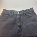 Vintage Jeanjer Denim Skirt Above Knee Black Wash Y2K Spirit Club USA Label Photo 1