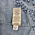 DKNY Jeans Blue Asymmetrical Tank Top with Cut Out Details Size L Photo 8