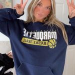 Super Cool Cut Navy Blue Marquette University Basketball Sweatshirt Size L Photo 1