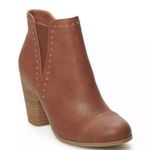 LC Lauren Conrad NEW LC Cognac Brown Courtship Ankle Booties Women’s Size US 9.5 Photo 0