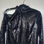 Elegant Black Sequin Dress Size XL Photo 1