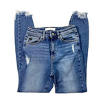 KanCan Semi Distressed Ankle Jeans Blue Size 26 Photo 2
