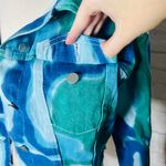 Tie Dye Denim Jacket Blue Size XS Photo 3