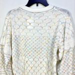 See By Chloe Crewneck Sweater Multicolor White Small NWT Photo 7