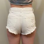 Forever 21 Floral Lace Jean Shorts Photo 2
