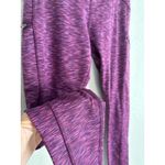 Zobha Z by  Purple Space Dye Leggings Size Small Athleisure Athletic Zip Pockets Photo 4
