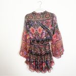 MISA Los Angeles Elisabetta Flora Valentina Floral Flwoy Mini Dress Small Photo 3