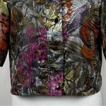 D & Y Metallic Silver Purple Cropped Jacket Size S Photo 4