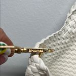 Ahdorned | Vegan Tote Bag w/ Lemon Removable Crossbody Strap 🍋 White Photo 8