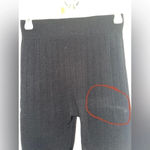 MTLA Kristin Fleece Cable Knit Legging​ Black Size M Photo 3