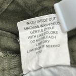 American Bazi Cotton Stretch Skinny Overalls Olive Green 7 Pocket Womens Small Photo 15