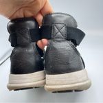 Sorel Black & White Leather Explorer Gladiator Sandals Womens 8.5 Wedge Platform Photo 7