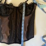 Urban Outfitters  Sheer Black Lace Corset Photo 6
