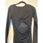 Dynamite  Long Sleeve Front Ring Midi Dress Size Small Photo 6