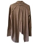 We The Free Split Back Cowl Neck Top Brown Style OB536113 Preppy Hippie Measured Photo 1