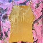 Demonia y2k yellow knit v neck tank top Photo 6